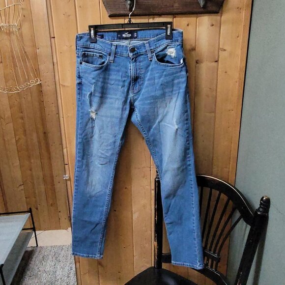 Hollister Other - Men's Hollister Co. Distressed Blue Jeans #DistressedDenim Size 30